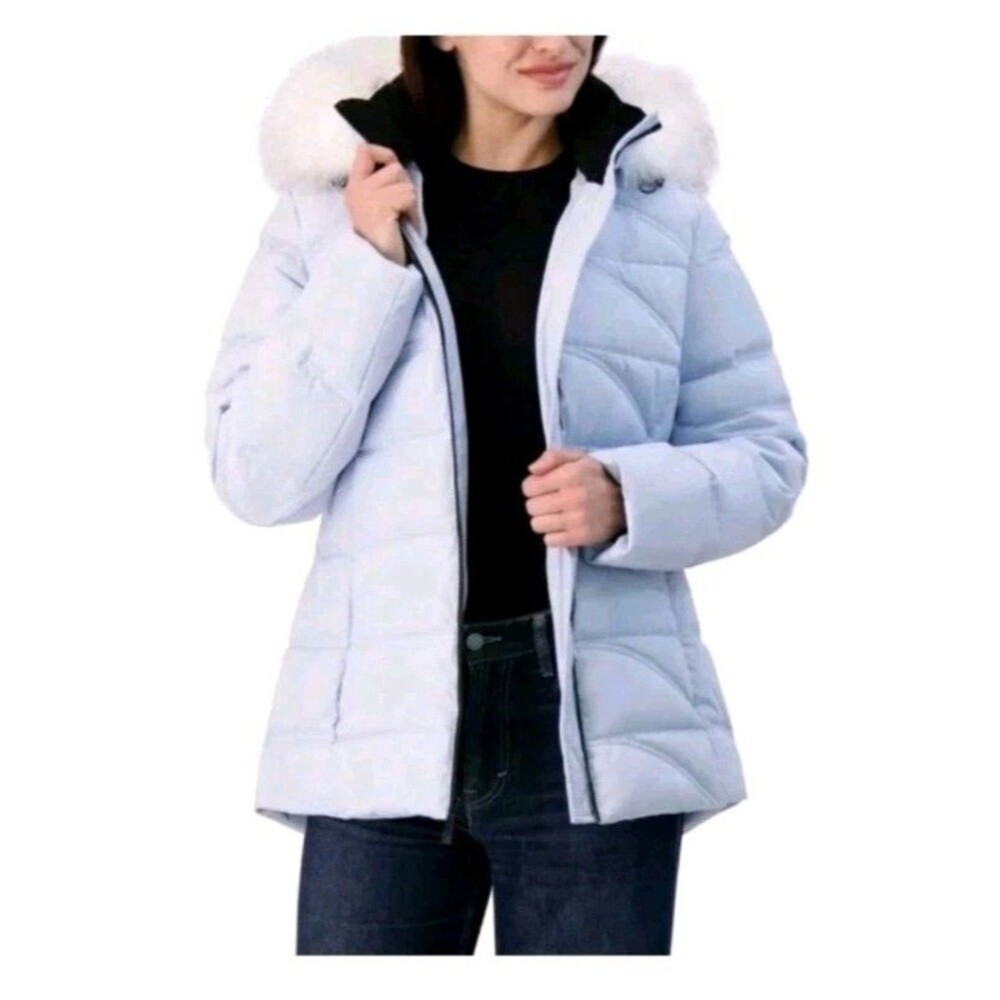 Nautica Women's Puffer Jacket Light Blue  XXL , Nwt